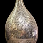 large copper lamp
